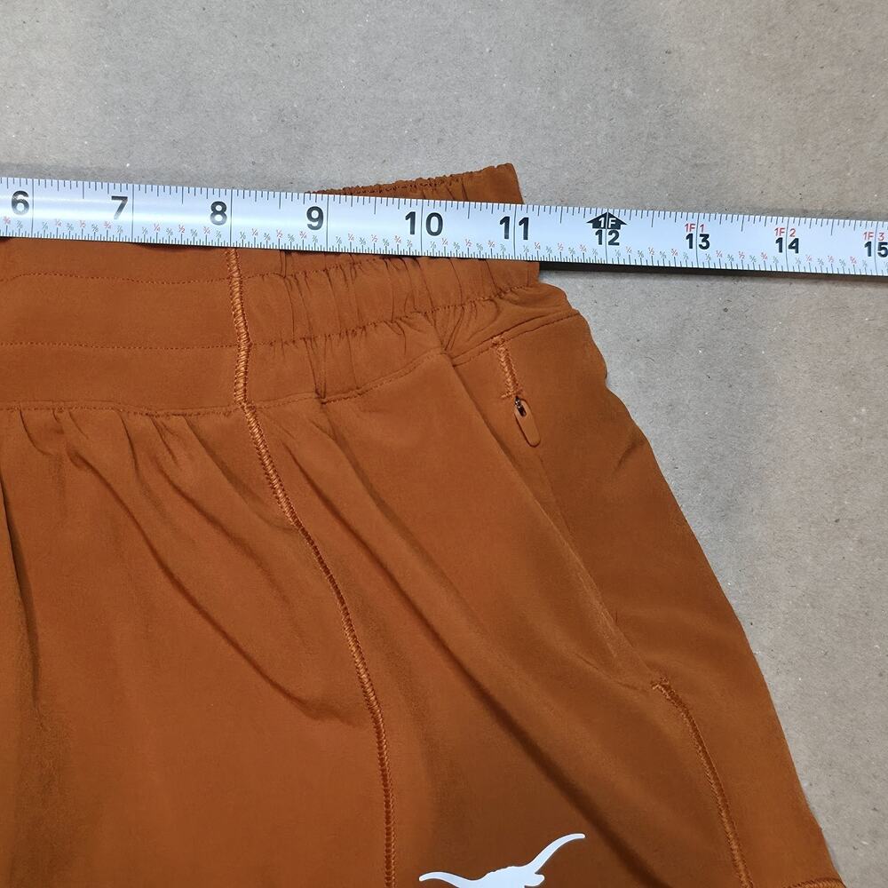 Lululemon Texas Longhorns Hotty Hot High Rise Shorts Burnt Orange Lined Size 4 - Picture 5 of 11